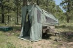 Green Tent set-up over trailer..jpg