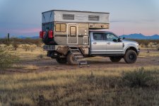 Sunset on Overlanding Campsite in Ironwood Forest National Monument.jpg