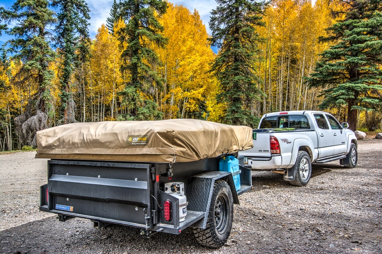 SOLD) Bushranger 200XT trailer. OZ Trail tent. Drifta kitchen