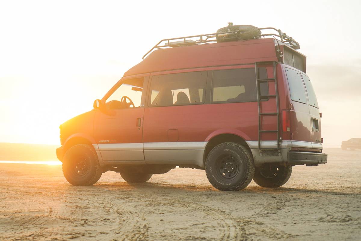 Astro van camper store top