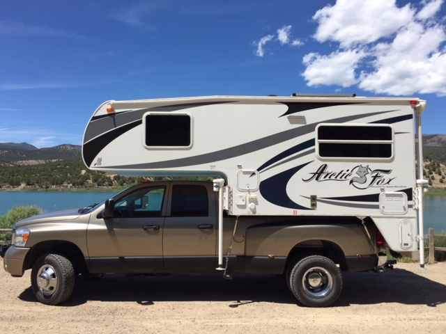 SOLD - 2009 Dodge Ram Laramie 3500 4x4 Diesel with 2016 Arctic Fox 865