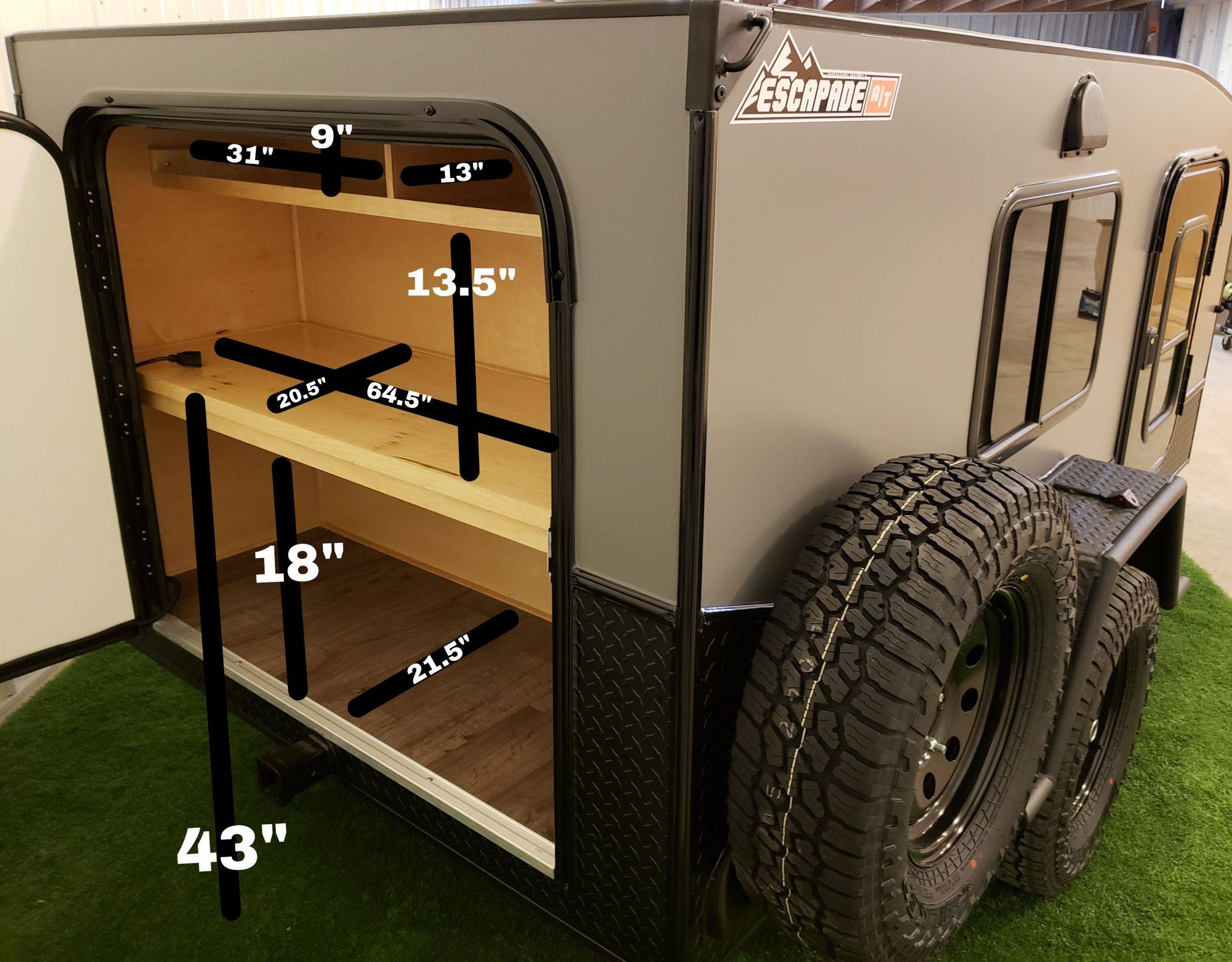 Escapade Camper's Photo - Backcountry Galley Inside Measurements.jpg