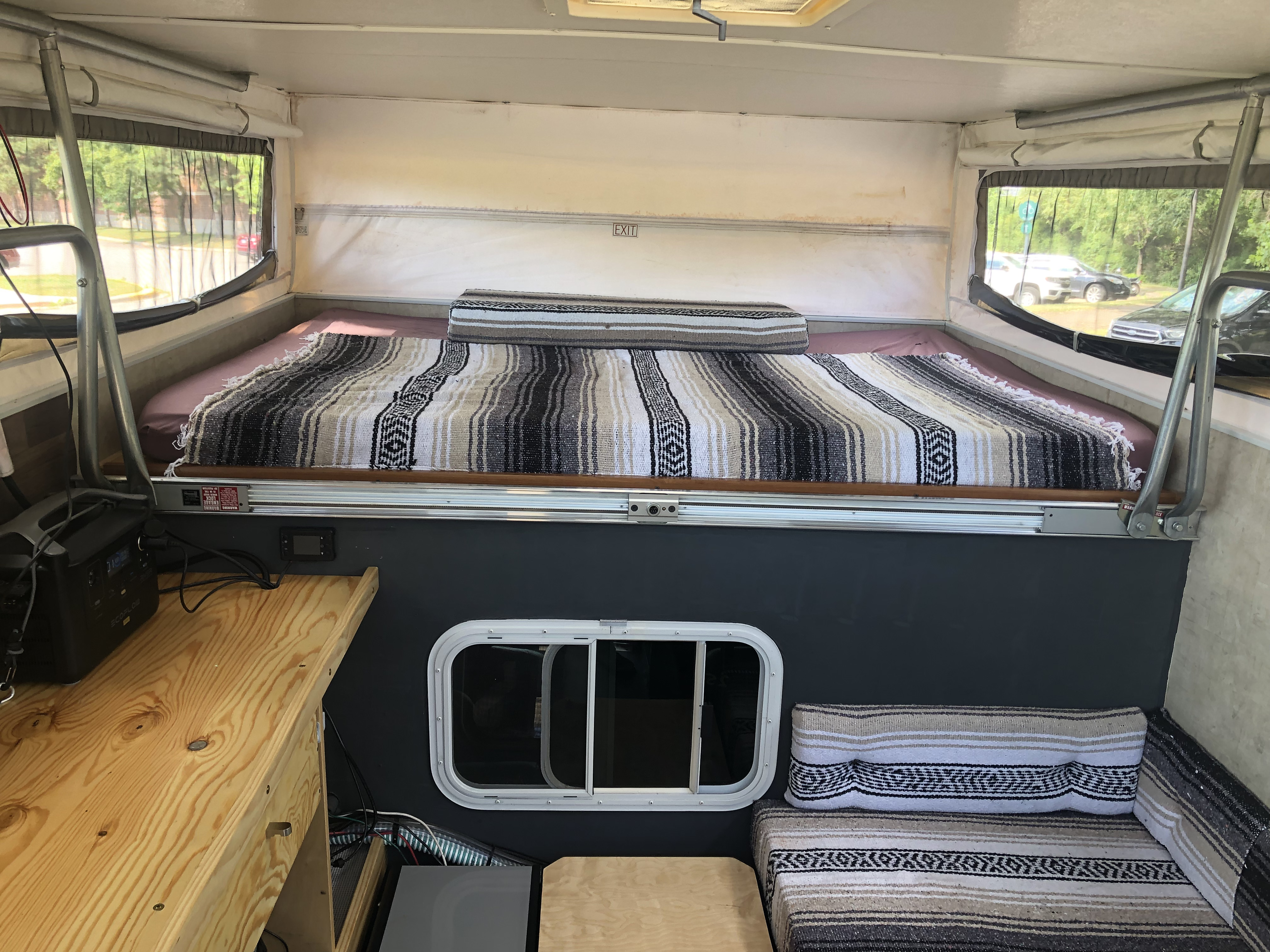 Pop up truck camper interior sale