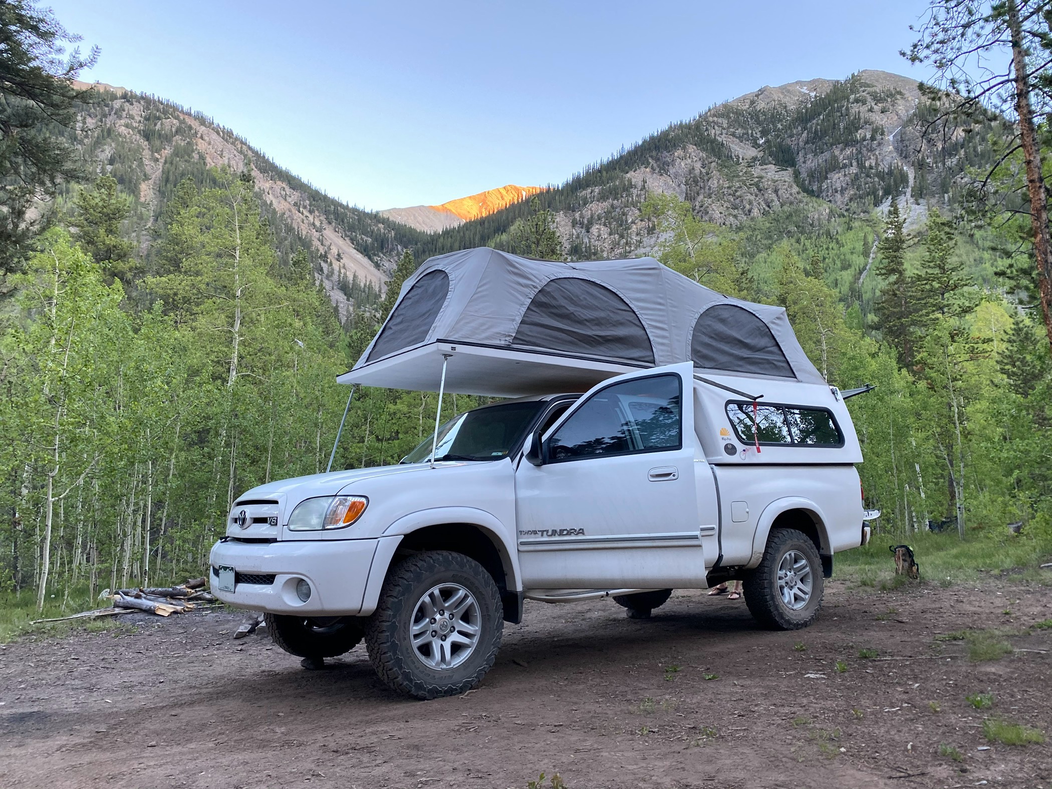 2003 Toyota Tundra 4wd Limited Access Cab with Flippac Tent Camper and Dual  Battery - $17,500 | Expedition Portal