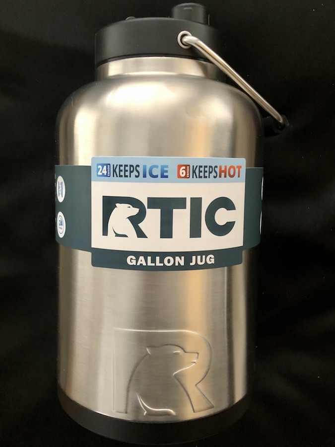 RTIC Jug with Handle, One Gallon, Stainless Steel, Large Double