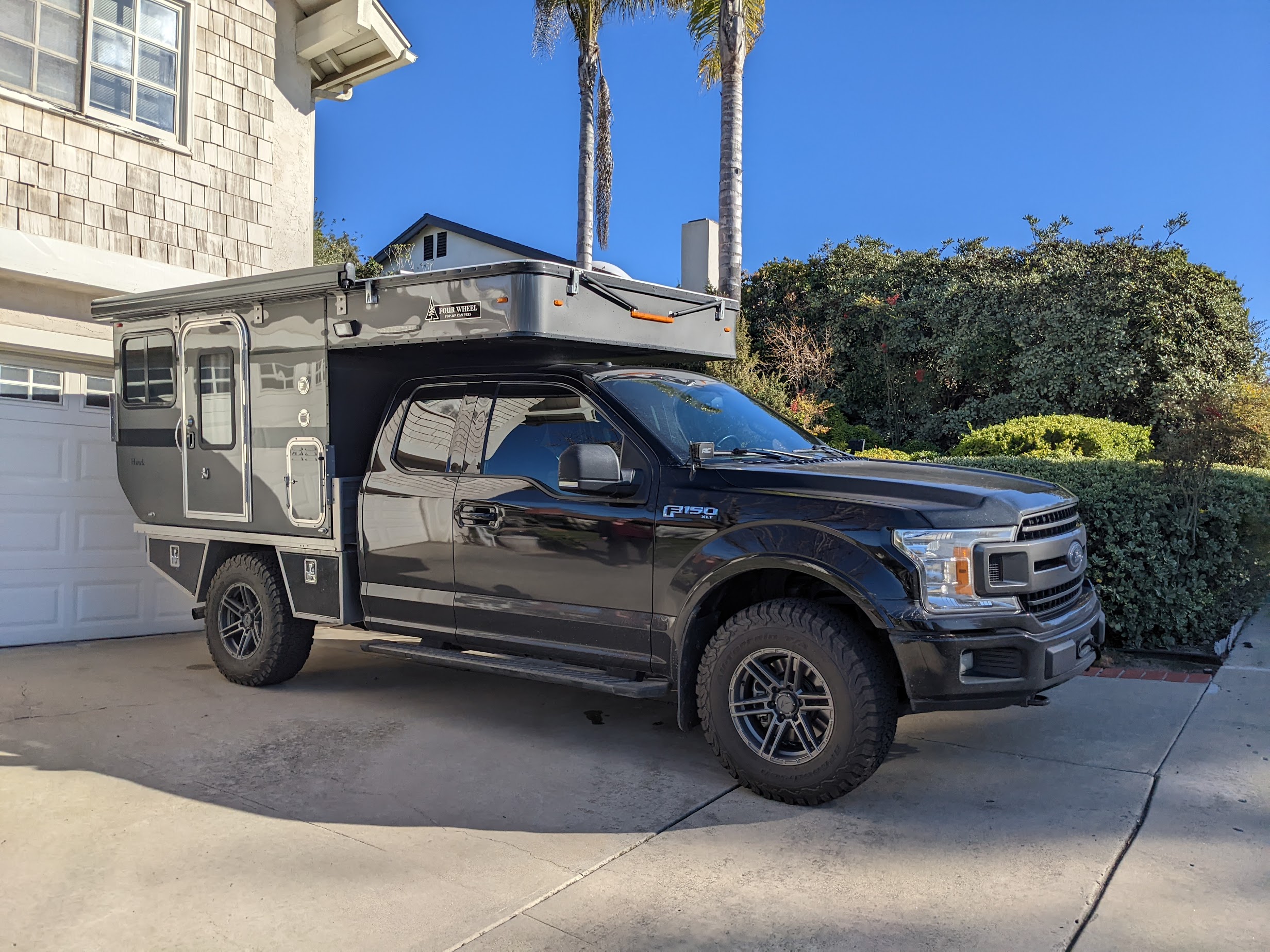 Overland Classifieds :: 2018 Ford F150 XLT 4X4 with 2020 FWC Hawk Flatbed -  Expedition Portal