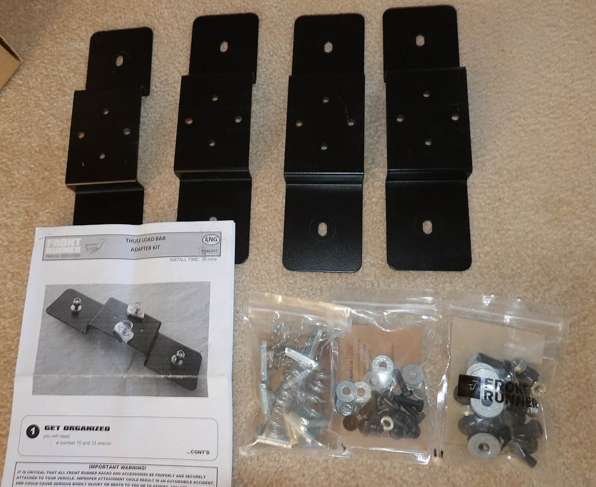 Front Runner Rack Adaptor Plates for Thule Slotted Bars