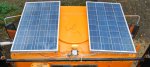 solar panel on bedford tm4x4 overland support truck #1.JPG