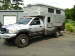 2009 Silver Dodge Sterling Uhaul Custom Camper Bullet XV - ext left frt.jpg