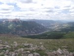 Lake San Cristobal and Lake City from the Continental Divide.JPG