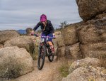 Mountain Biker Negotiating Tight Squeeze at Browns Ranch-Edit.jpg