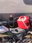 Refueling RV from gas jug.JPG