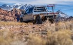 Ford F250 Tremor with Norweld Deluxe Weekender Tray in Desert Below La Sal Mountains near Moab.jpg