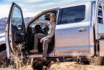 Man Wearing Off the Grid Surplus Trailblazer Pants Sitting in Ford F250-Edit.jpg