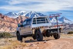 Ford F250 Tremor with Norweld Deluxe Weekender Tray in Desert Below La Sal Mountains near Moab 2.jpg
