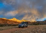 Ford F250 Tremor and Four Wheel Campers Hawk Ute Under Stormy Sky.jpg