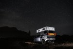 Starry Sky Above Fisher Towers and Overlanding Campsite near Moab.jpg