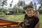 Jackson in Hammock at Abajo Mountains Campsite.jpg