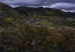 Dark Storm Clouds Descend on Overlanding Campsite Amongst Autumn Foliage in La Sal Mountains.jpg