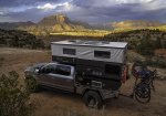 Sunset Light Strikes Mount Kinesava Rising Above Overlanding Campsite on Gooseberry Mesa-2.jpg