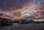 Clouds Above Overlanding Campsite on Guacamole Mesa Explode with Color at Sunrise.jpg