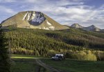 Afternoon Light on Overlanding Campsite and High Peaks in the La Sal Mountains.jpg