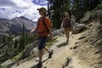 Melissa and Jackson Edge Hiking Back from Lake Haiyaha on Summer Afternoon.jpg