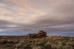 Wukoki Ruin Below Colorful Sunset Sky.jpg