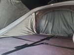 Queen-sized bed in front of cabin.jpg
