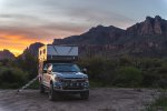 Sunset, Saguaros and Superstitions at Overlanding Campsite in Arizona.jpg