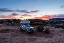 Sunset at Overlanding Campsite near Moab.jpg