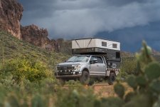 Looming Storm in Sky Above Overlanding Campsite in Superstition Mountains.jpg