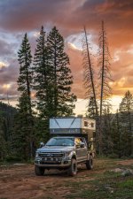 Storm Clouds Building in Sky Above Overlanding Campsite in San Juan Mountains-2.jpg